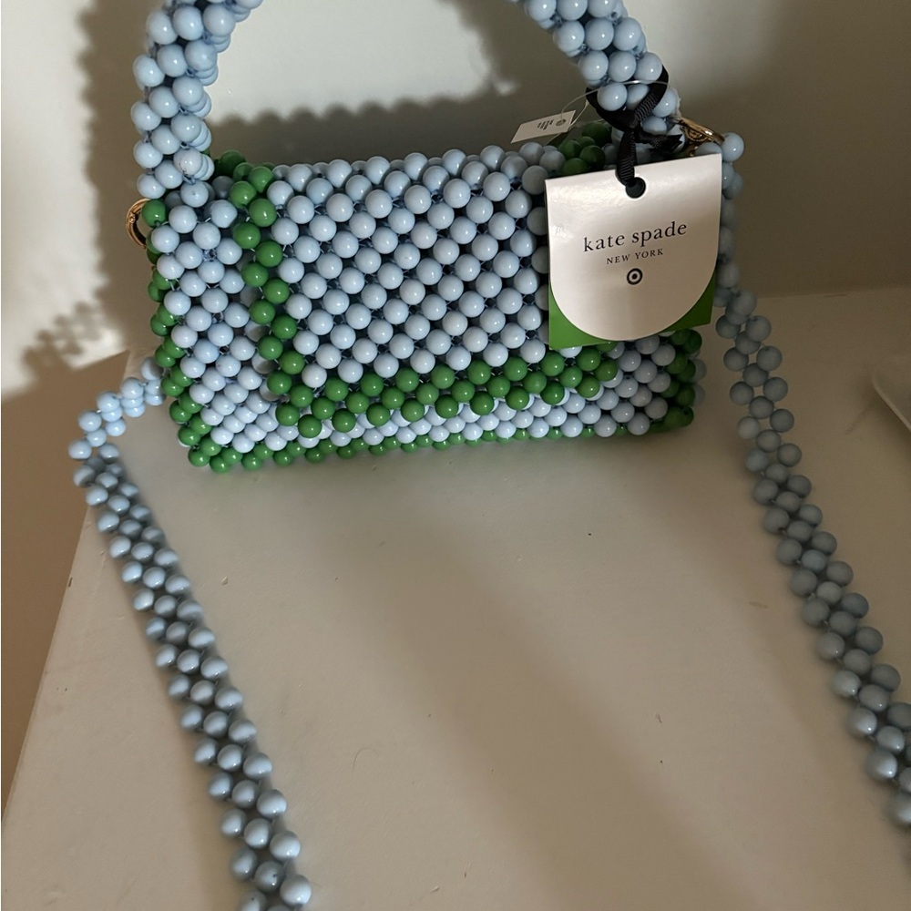 Kate Spade x Target  Blue and Green Beaded Bag